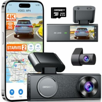 ORSKEY 4K Dash Cam